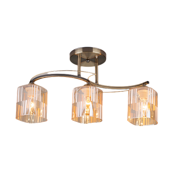 Светильник потолочный Eurosvet Susan 30124/3 античная бронза 60Вт E27