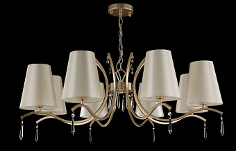 Люстра подвесная CRYSTAL LUX RENATA RENATA SP8 GOLD 480Вт 8 лампочек E14