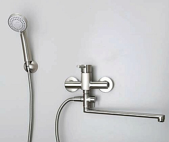 Смеситель для ванны WASSERKRAFT Wern 4202L никель