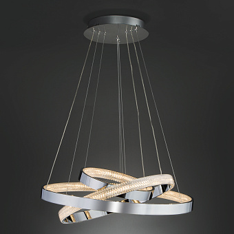 Светильник подвесной Eurosvet Posh 90276/3 хром Smart 80Вт LED