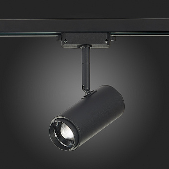 Трековый светильник ST Luce ZOOM ST600.446.12 12Вт LED чёрный для однофазного трека