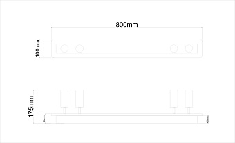Спот Arte Lamp TOMMY A2607PL-30GO 30Вт 4 лампы LED