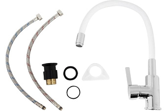 Смеситель для кухни ESKO Cora CL 519 W высокий излив хром