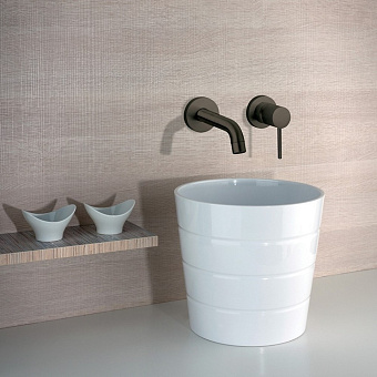 Смеситель для раковины Paini Cox 78PZ208 чёрный (матовый)