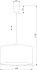 Светильник подвесной TK Lighting Rondo 3233 60Вт E27