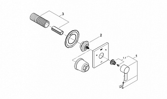 Внешняя часть смесителя GROHE 19590000