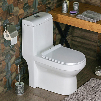 Унитаз напольный MELANA 2806D-805 ободковый с микролифтом