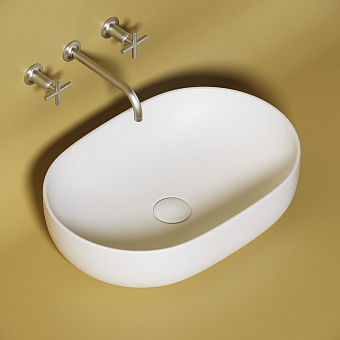 Раковина накладная Ceramica Nova ELEMENT CN6047MW 60х41,5см