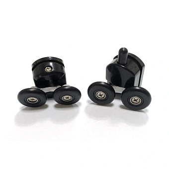 Угловое ограждение Abber Schwarzer Diamant AG30100B-S85B 195х85см стекло прозрачное