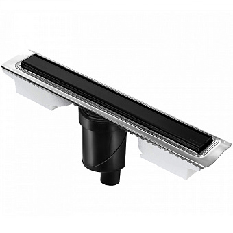 Душевой лоток BERGES 95018 79,5х12,1см вертикальный сток с решёткой и опорами