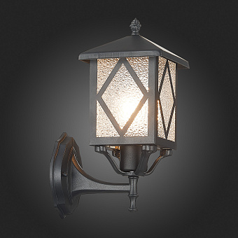 Светильник фасадный ST Luce LORNE SL084.401.01 60Вт IP44 E27 чёрный