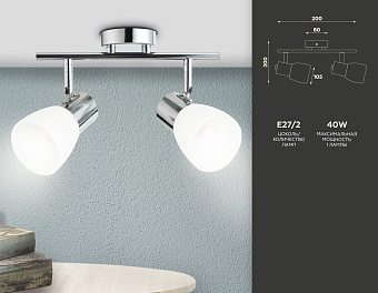 Светильник настенно-потолочный Ambrella Traditional TR3963 160Вт E27