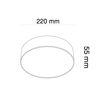 Светильник потолочный Maytoni Zon C032CL-L32B4K 27,3Вт LED