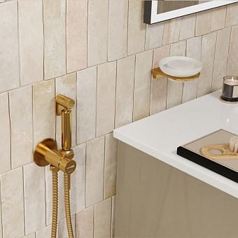 Гигиенический душ WASSERKRAFT Встраиваемая продукция A70838 золотой
