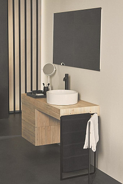 Смеситель для раковины IDEAL STANDARD CERALINE BC269XG чёрный