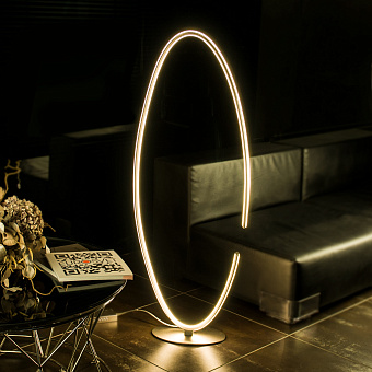 Торшер Eurosvet Gap 80415/1 сатин-никель 65Вт LED