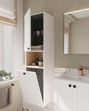 Пенал подвесной VITRA Root Classic 68517 36х42х155см матовый белый