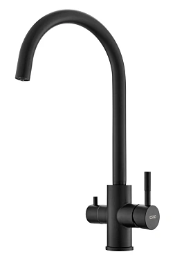 Смеситель для кухни ESKO K22 B высокий излив матовый никель