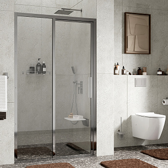 Душевая дверь WASSERKRAFT Lopau 32S05L 200х120см стекло прозрачное