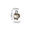 Светильник фасадный Favourite Faro 1498-1W 60Вт IP44 E27 коричневый