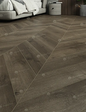 Виниловый ламинат Alpine Floor Дуб Антарес Chevron ECO 18-9 600х127х5мм 43 класс 1,68кв.м