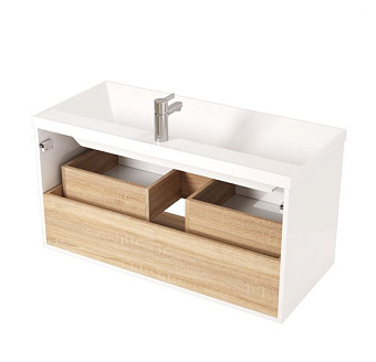 Тумба с раковиной MIRSANT Scandy УТ000080933 45х100х56см