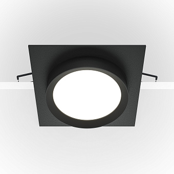 Светильник точечный встраиваемый Maytoni Hoop DL086-GX53-SQ-B 15Вт GX53