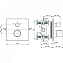 Смеситель для душа IDEAL STANDARD IDEALRAIN A7522XG чёрный