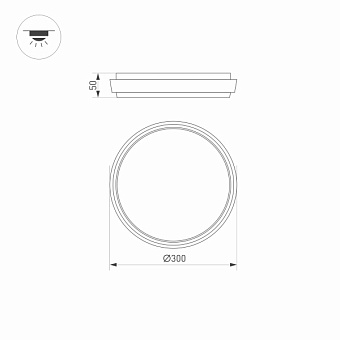 Светильник фасадный Arlight LGD-Giro 029950 30Вт IP54 LED чёрный