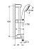 Душевой гарнитур GROHE Tempesta New 27927001 хром