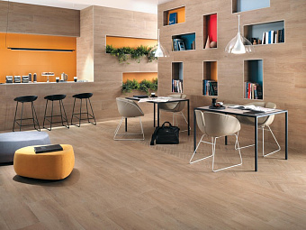 Неполированный керамогранит Atlas Concord Италия NID D233 Nid Cashmere 15х90см 1,215кв.м.