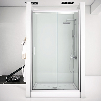 Душевая дверь AQUANET Alfa 168422 200х151,5см стекло прозрачное