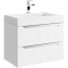 Тумба с раковиной AQWELLA Cube CUB0107W 44,8х70х50,8см