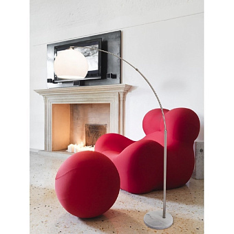 Торшер Arte Lamp PAOLO A5822PN-1SS 60Вт E27